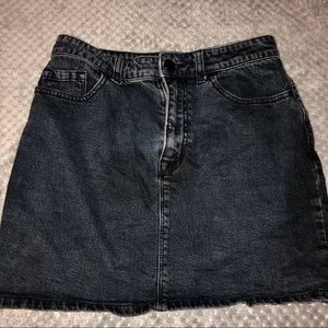 BDG Black Jean Skirt